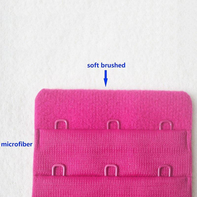 3*3/57mm microfiber/soft brushed seamless hook and eye tape