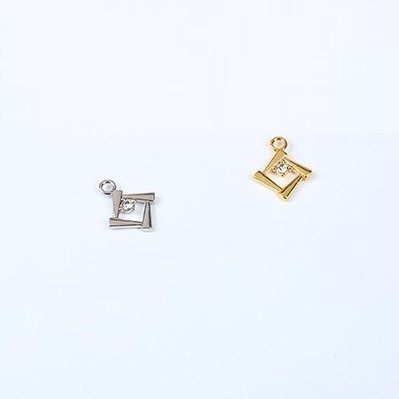 Mayrose-Bra Charms 7247 Zinc Alloy With Crystal | Charms | Mayrose Fastener