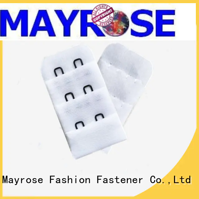 Mayrose stainless steel bra strap hooks with silver costume