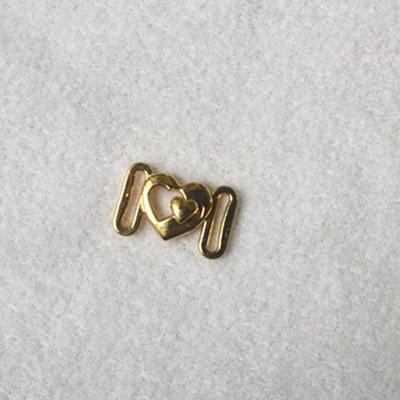 Mayrose-Find Zinc Alloy Adjuster Front Closure Heart Shape Jt1036