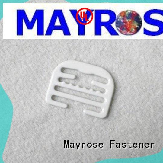 Mayrose eco-friendly plastic bra adjuster marketing for sport wear