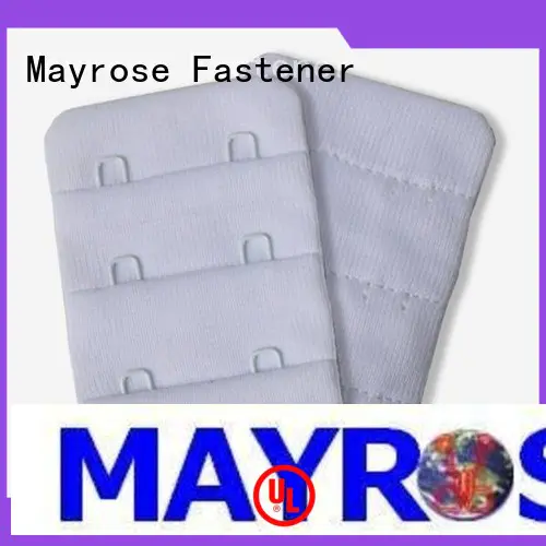 Mayrose trocit hook and eye closure bra for garment