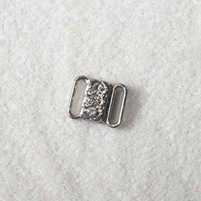 Mayrose-Best Zinc Alloy Adjuster Front Closure With Rhinestone Jt425 Hook And