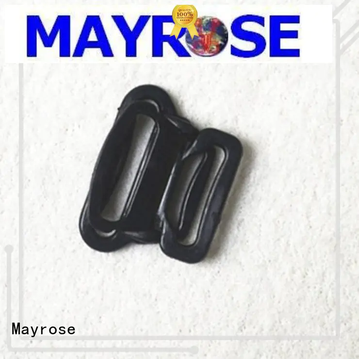 Mayrose water proof plastic bra strap adjusters in china for bra