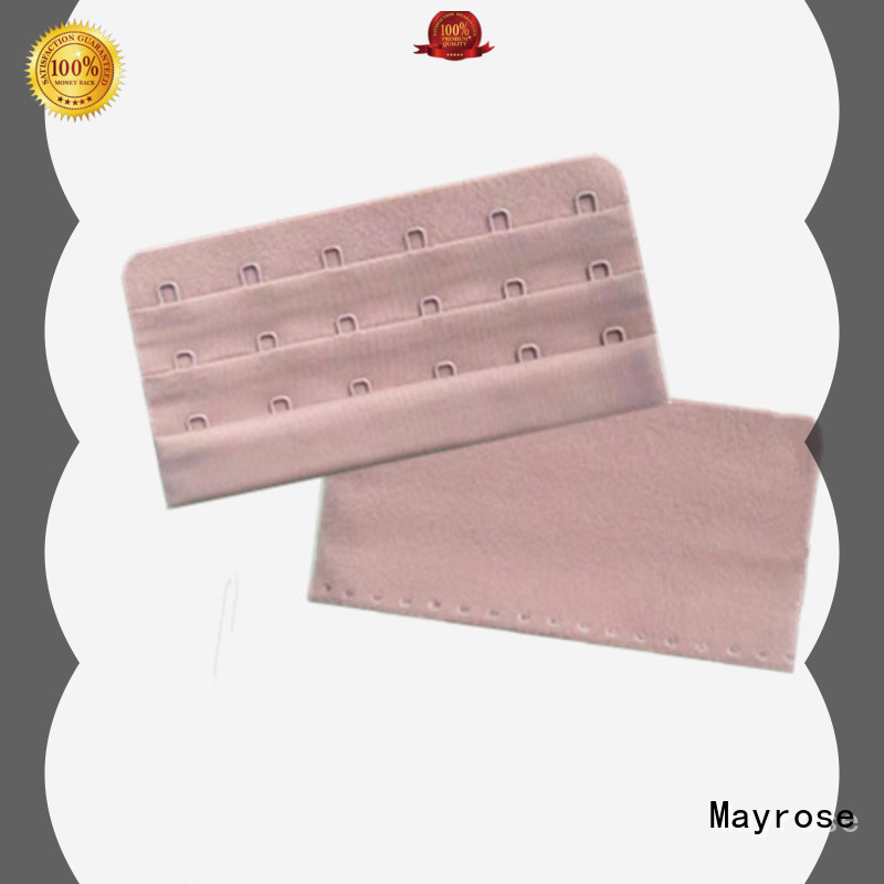 Mayrose anti-rust hook and eye closure with gold plating lingerie