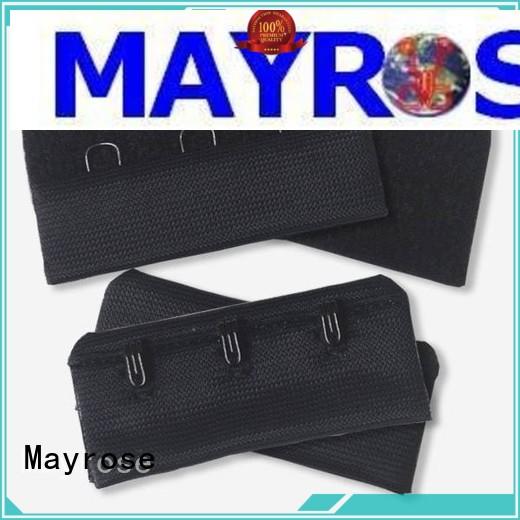Mayrose hook & eye tape with silver dressing