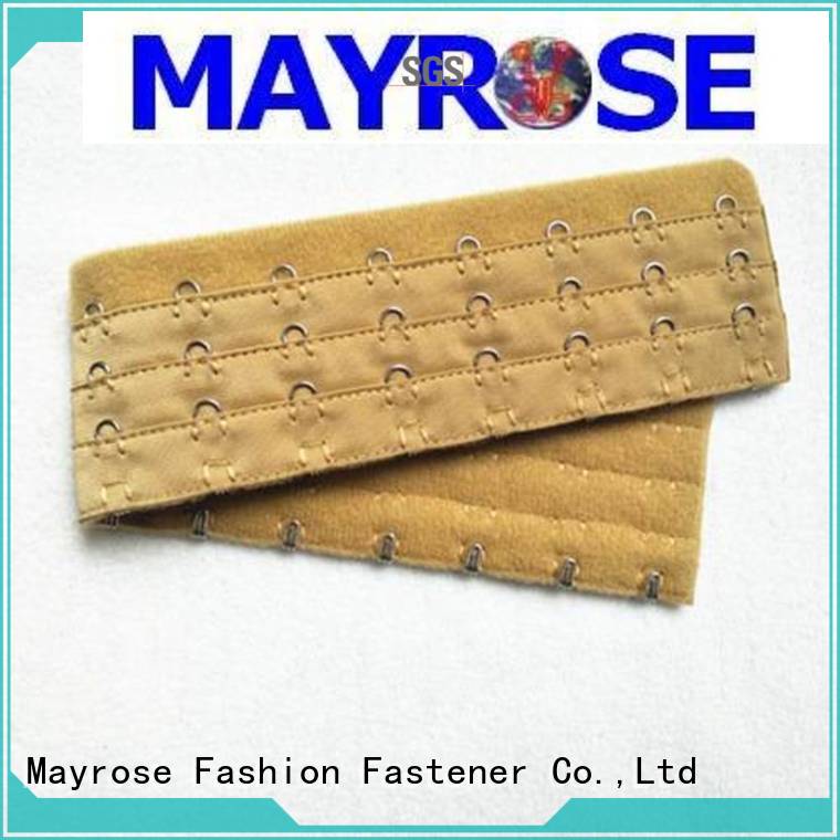customized bra back hook strap with silver plating bra