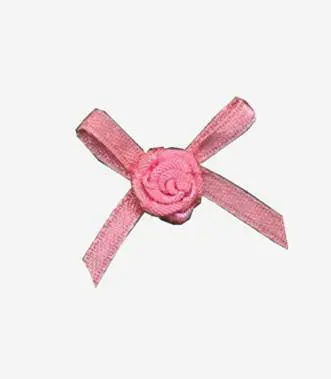 nylon ribbon bow #15 with flower