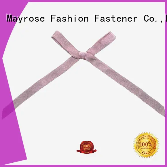 Mayrose Brand chiffon bow bra with bow pearls factory