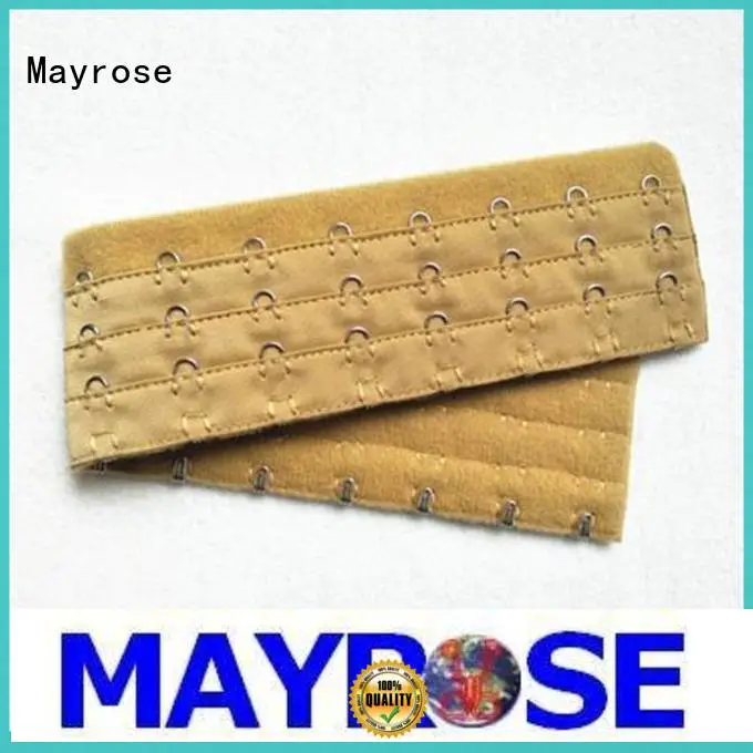 Mayrose seamless metal eye hooks for garment bra