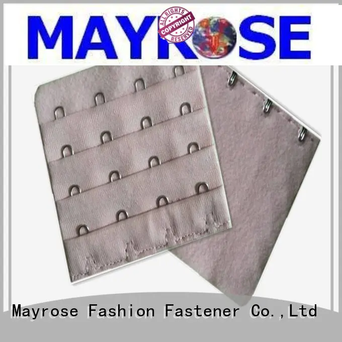 Mayrose anti-rust bra hooks and eyes with silver plating swimwear