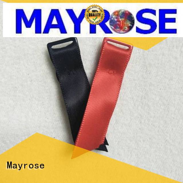 Nylon coated adjuster garter with satin 10R