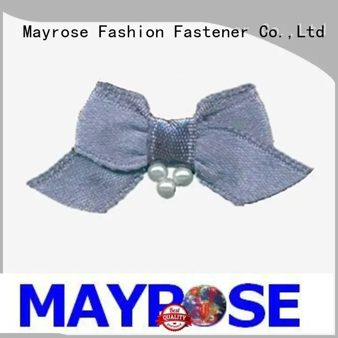 wire ribbon bow flower ribbon OEM bra with bow Mayrose