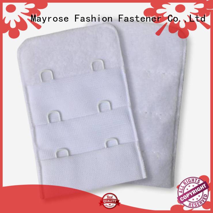 Mayrose hook and eye closure garter