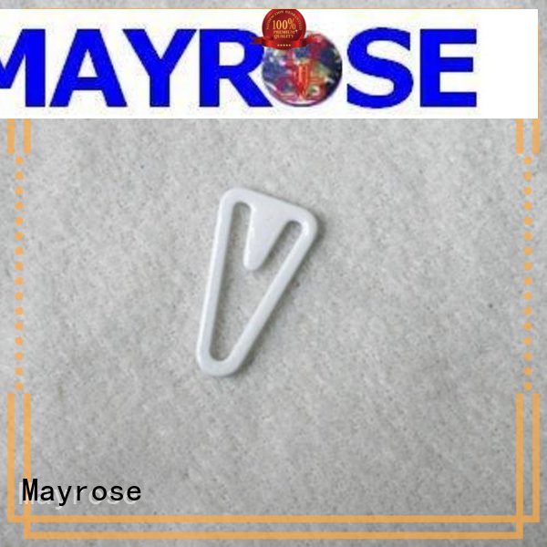 Mayrose durable hook and eye closure bra with silver plating camisole