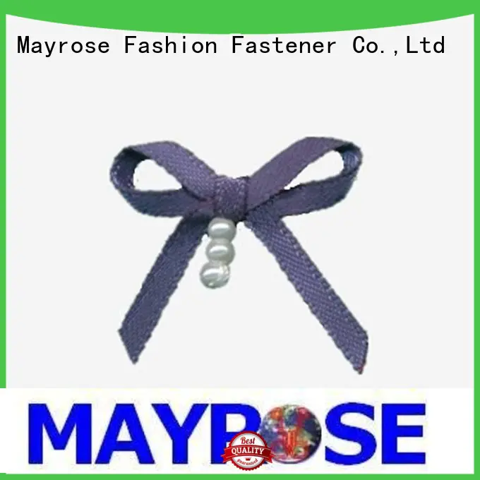 polyester flower chiffon rhinestone wire ribbon bow Mayrose Brand
