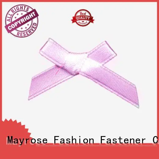 Mayrose bra with bow pendant diamond polyester ribbon