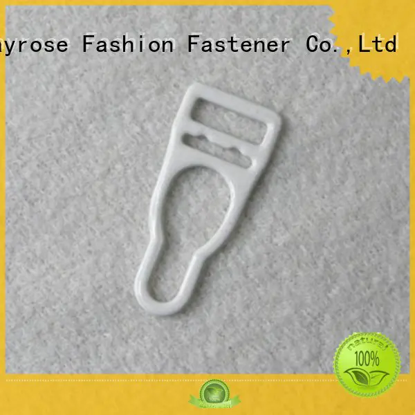 adjuster Custom nylon coated bra strap adjuster clip Mayrose 30mm