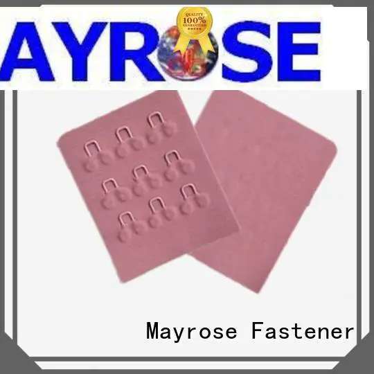 Mayrose 4x3 hook and eye closure for garment dressing