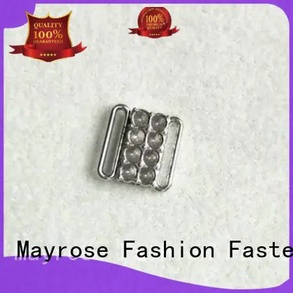 Mayrose Brand zinc pearl bra strap buckle swimwear factory