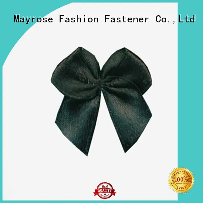 Mayrose Brand bow nylon rhinestone custom wire ribbon bow