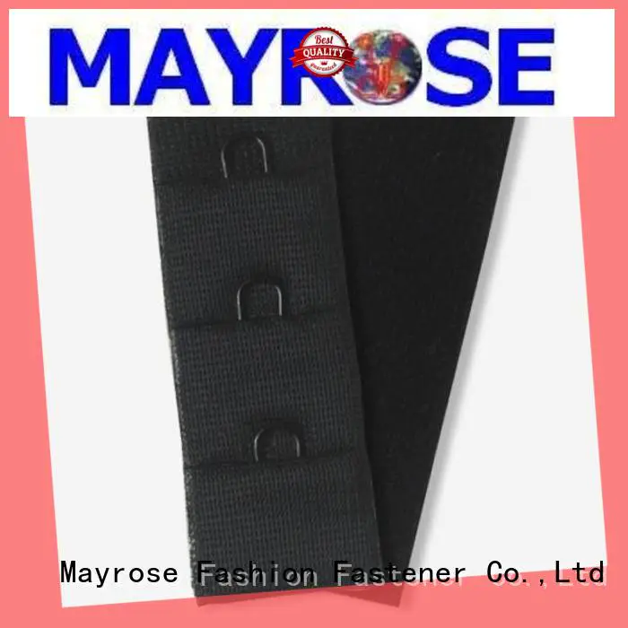 Mayrose brushed hook and eye closure nickle free lingerie