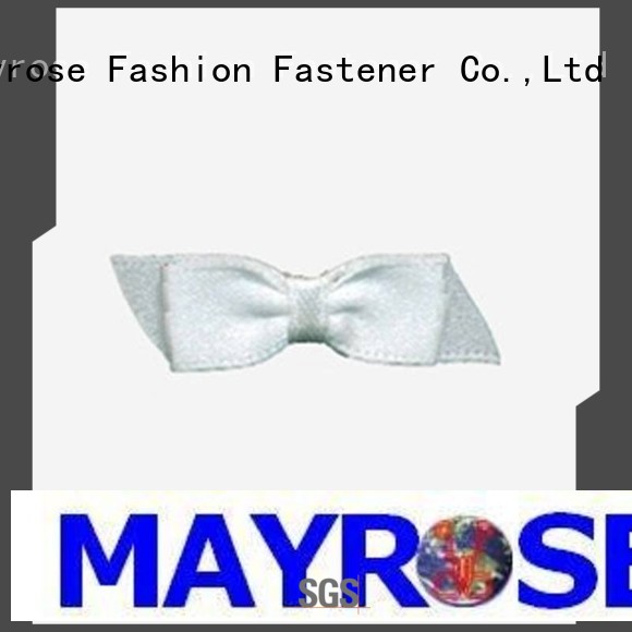 Mayrose chiffon polyester ribbon bow with pearl gift packaging festival decoration