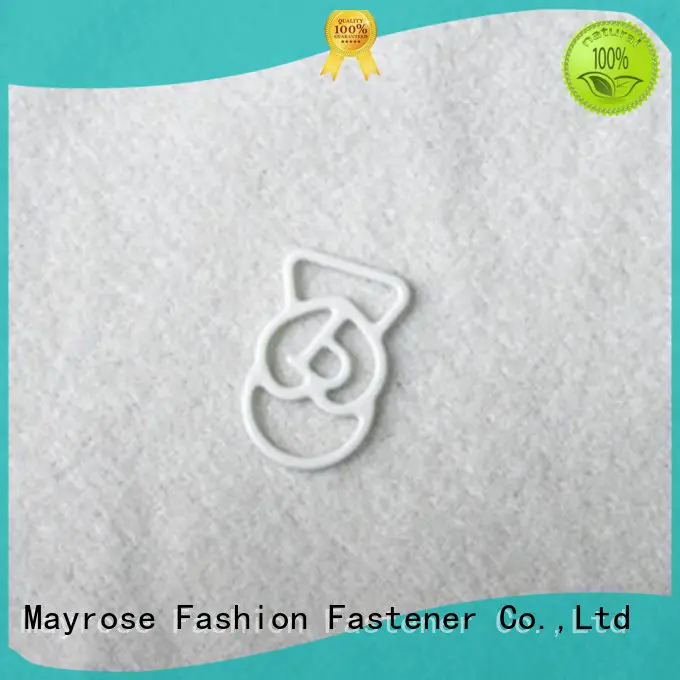 Custom ring size bra strap adjuster clip Mayrose coated