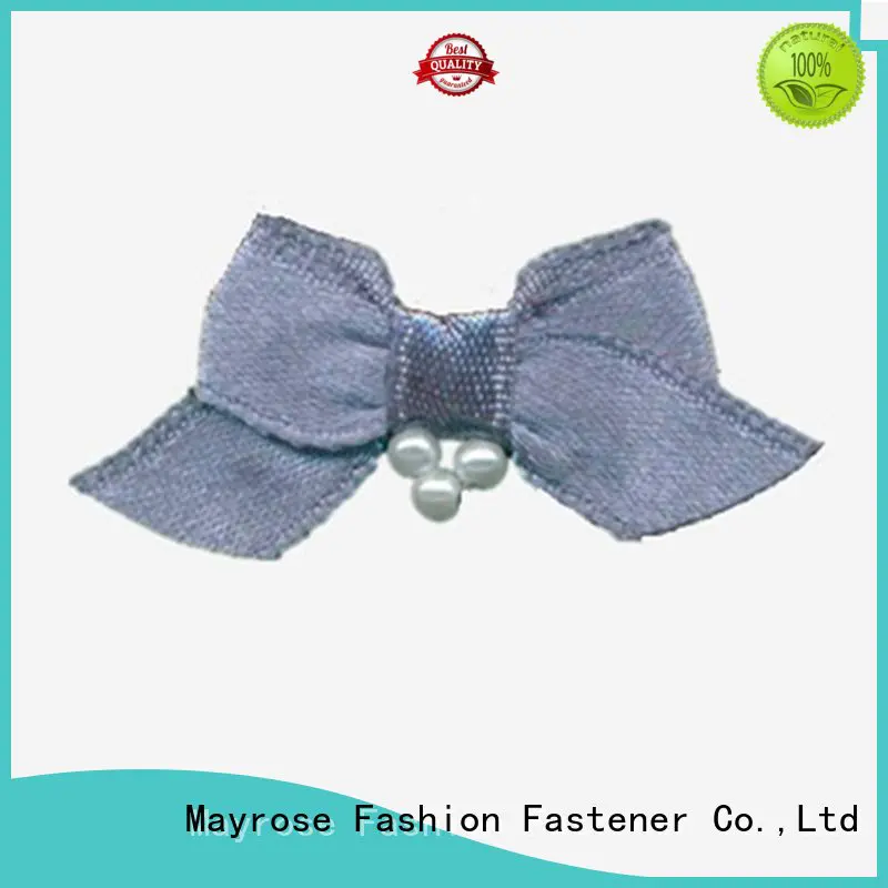 pearl bow bra with bow Mayrose Brand