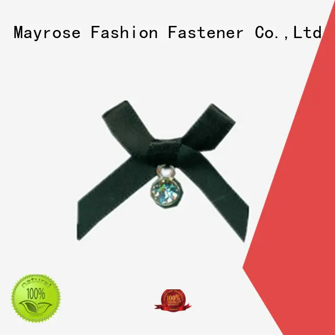diamond bra with bow pearls polyester Mayrose company