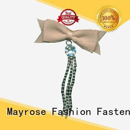 pearl chiffon polyester wire ribbon bow Mayrose