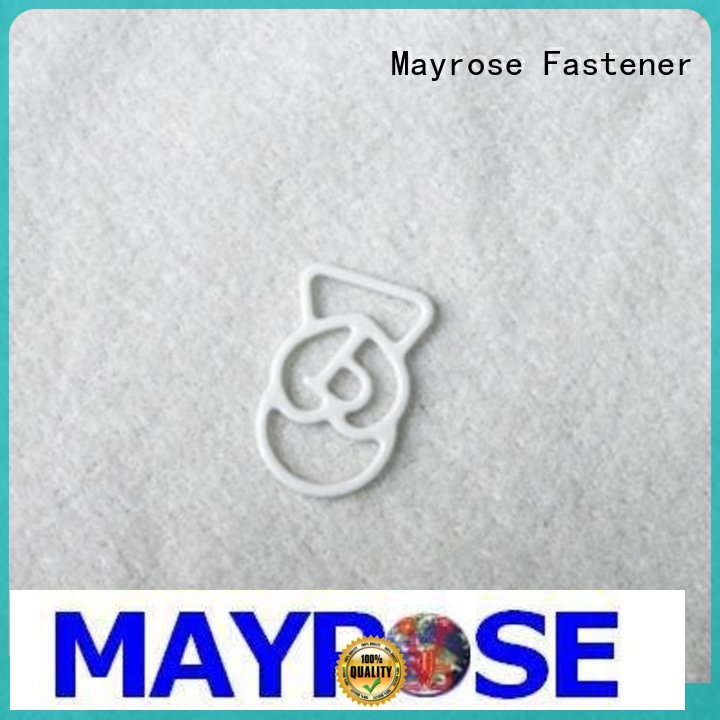 Mayrose round bra accessories with silver plating bra