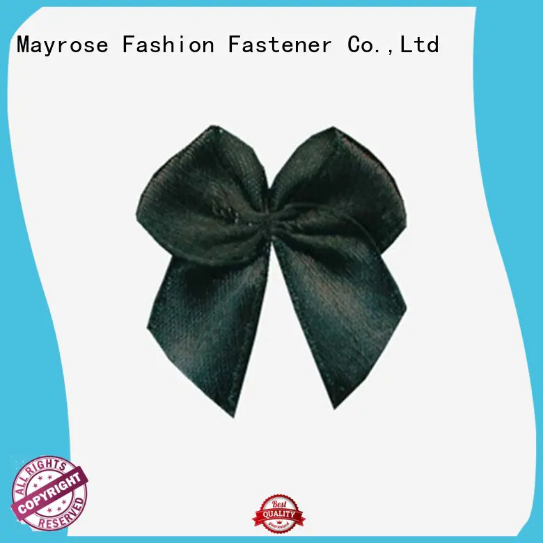 pre made ribbon bows polyester clothing Mayrose